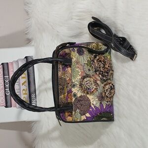 Patricia Nash Leather Sunflower Purse